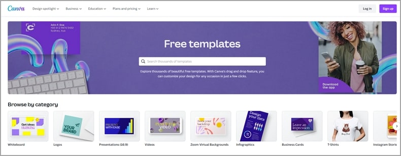 canva-interface